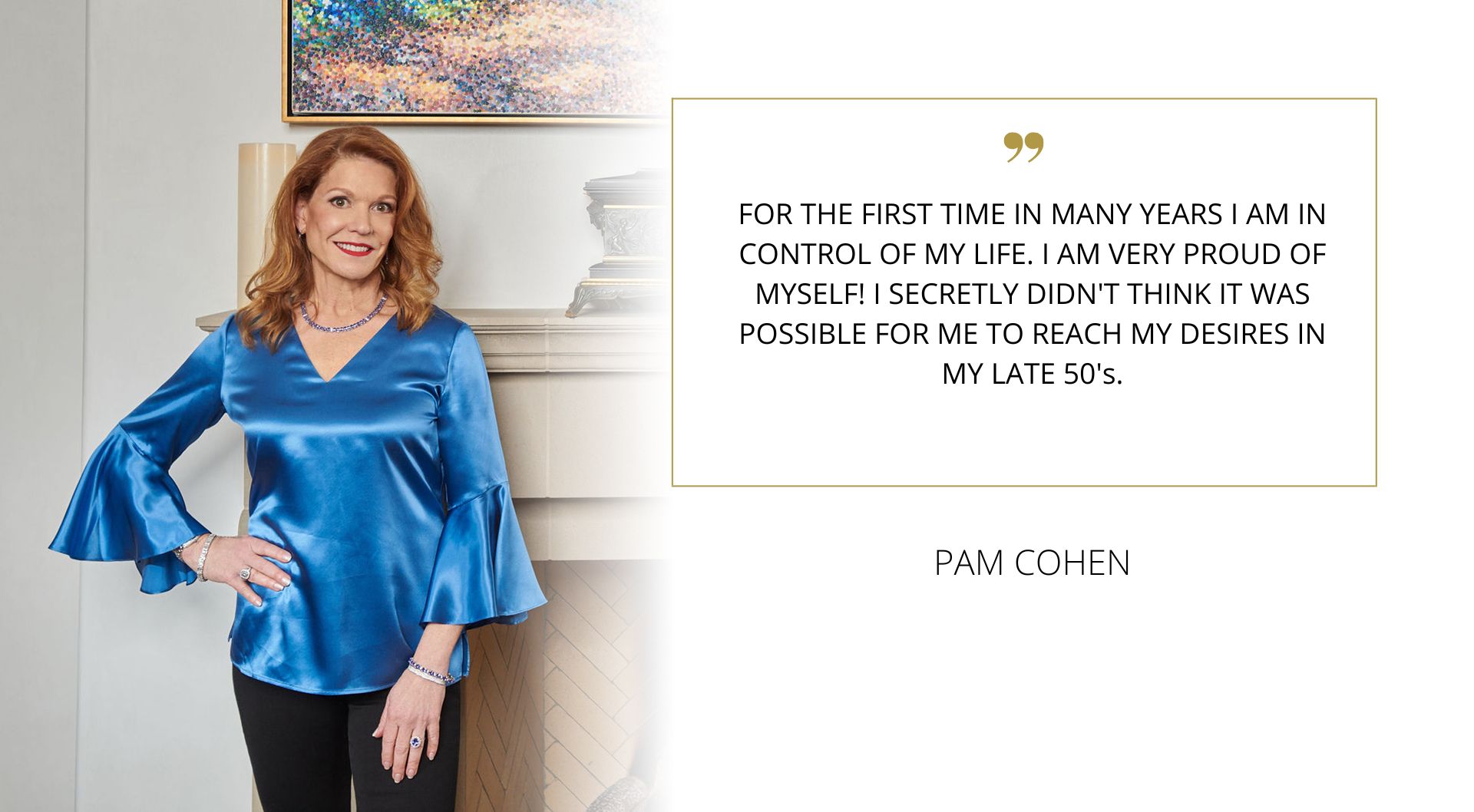 Renia M Orr services testimonials Pam Cohen
