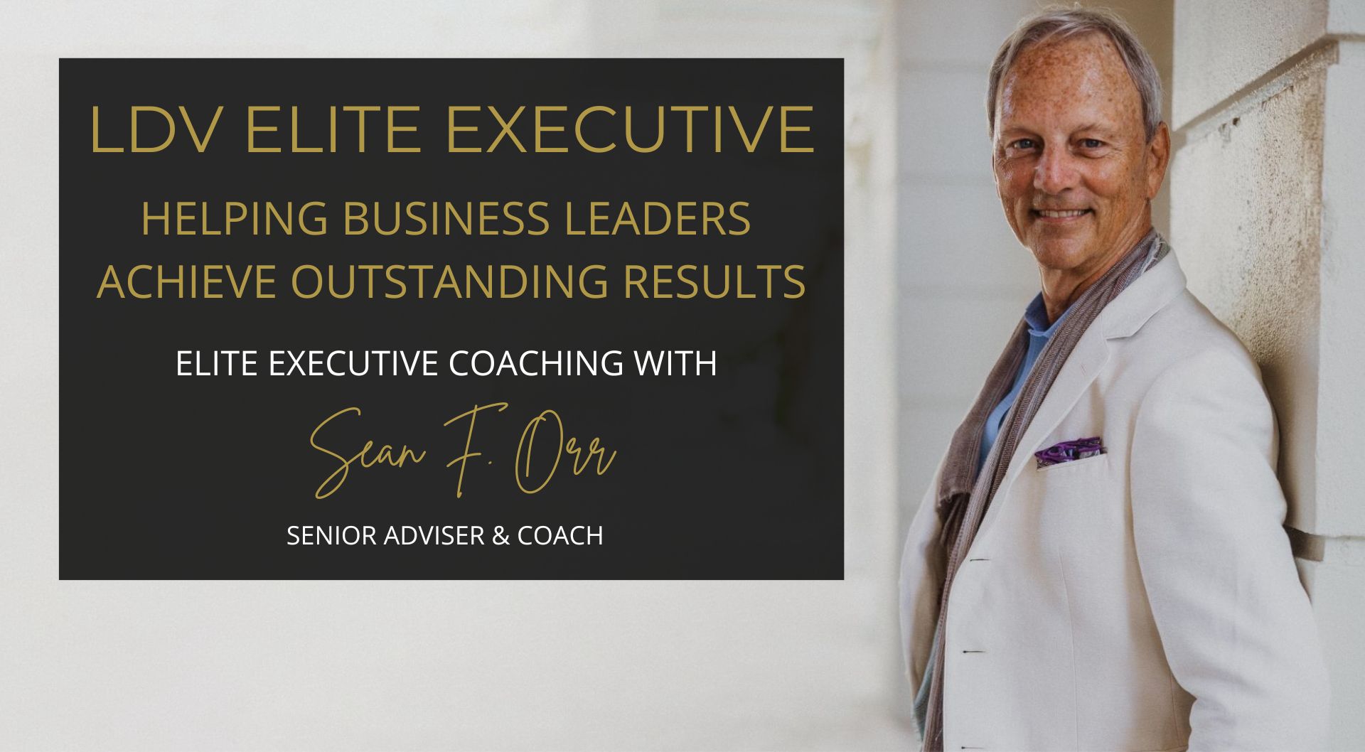 LDV ELITE EXECUTIVE program with Sean F. Orr executive coaching